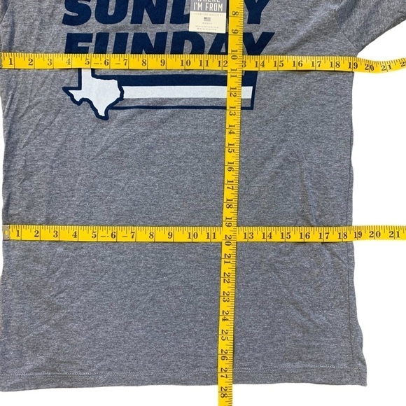 Where I’m From Sunday Funday Texas T Shirt Size Medium - Picture 2 of 9